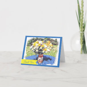 Mason Jar Summer Floral Bouquet bedankt
