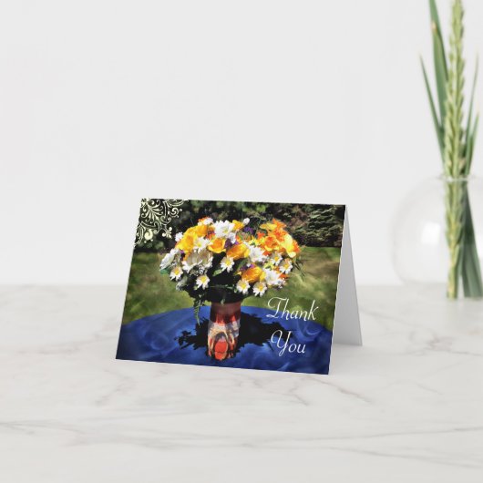 Mason Jar Summer Floral Bouquet bedankt (Voorkant)