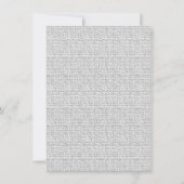 Mason jar sunflower bruiloft nodigt zonnen uit8 kaart (Achterkant)