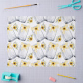 Mason Jar Sunflower Rustic Flower Tissue Paper Tissuepapier (Craft)
