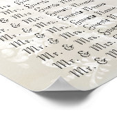 Mason Jar Tortelduifjes Zitgrafiek Poster (Hoek)