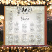 Mason Jar Tortelduifjes Zitgrafiek Poster