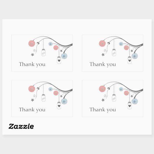 Mason Jar Tree Stickers (Vel)