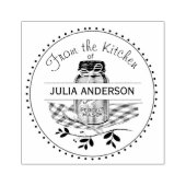 Mason Jar Uit De Keuken Rubberstempel (Afrduk)
