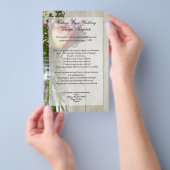 Mason Jar w/Roos en wilde bloemen Flyer (Hand)