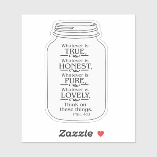 Mason jar wat dan ook is....sticker sticker (Vel)