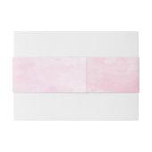 MASON JAR WATERVERF PINK SWEET PEAS UITNODIGINGEN WIKKEL (Achterkant Voorbeeld)