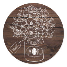 Mason Jar Wedding Jubileum Wildbloemen Rustic