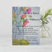 Mason Jar Wedding Uitnodiging #3 (Staand voorkant)