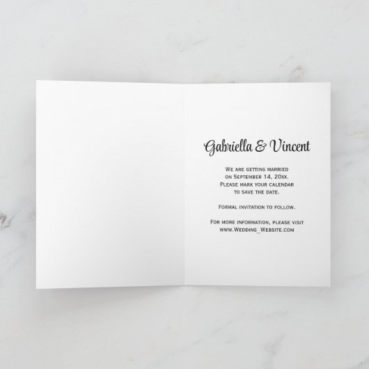 Mason Jar White Daisies Barn Wedding Save the Date Aankondiging (Binnen)