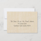 Mason Jar & Wilde Bloemen RSVP Kaart (Achterkant)