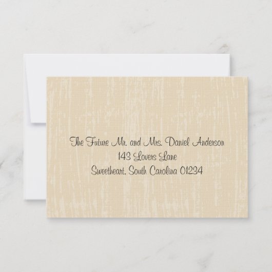 Mason Jar & Wildflower RSVP-kaart RSVP Kaartje (Achterkant)