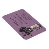 Mason Jar & Wildflower Save the Date Magneet (Rechterzijde)