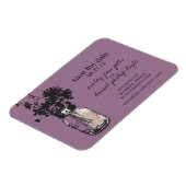 Mason Jar & Wildflower Save the Date Magneet (Linkerzijde)
