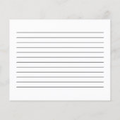 Mason Jar Wildlowers Vrijgezellenfeest Recipe Kaar (Achterkant)