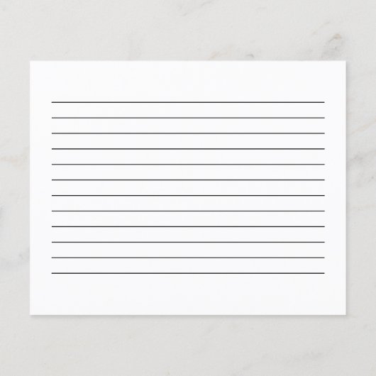 Mason Jar Wildlowers Vrijgezellenfeest Recipe Kaar (Achterkant)