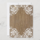 Mason Jar Zonnebloemen Rustiek Baby Geboortefoto Aankondiging (Achterkant)