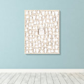 Mason Jars - 100 Signature Canvas Guest Book Afdruk (Insitu (Houten vloer))