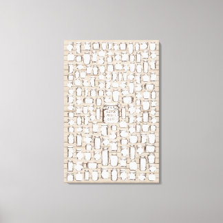 Mason Jars - 150 Signature Canvas Guest Book Afdruk