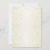 Mason Jars Country Swirls Wedding Invitations Kaart (Achterkant)