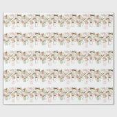 Mason Jars en bloemen Cadeaupapier (Vlak)