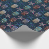 Mason Jars en Bohemian Stars Pattern Cadeaupapier (Hoek)