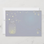 Mason Jars en Fireflies in Dusk Kaart (Achterkant)