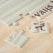 Mason Jars en Flowers - Altijd Kiss me Goodnight Legpuzzel (Zijkant)