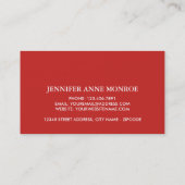 Mason Jars, Floristry Visitekaartje (Achterkant)