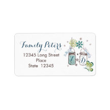 Mason Jars Garden Wedding | ADRESETIKETTEN