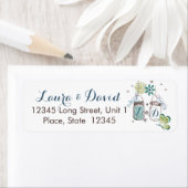 Mason Jars Garden Wedding | Retouradreslabels Etiket (Insitu)