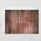 Mason Jars Lichten Baby Breath Rustic Save The Dat Kaart (Achterkant)