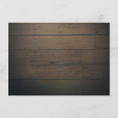 Mason Jars Lights Val Bruiloft Gast Informatie Informatiekaartje (Achterkant)