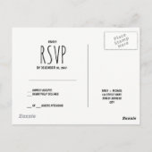 Mason Jars String Lights Elegant Rustic Wedding Briefkaart (Achterkant)