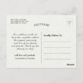 Mason Jars String Lights Flowers Weddenschap Harte Briefkaart (Achterkant)