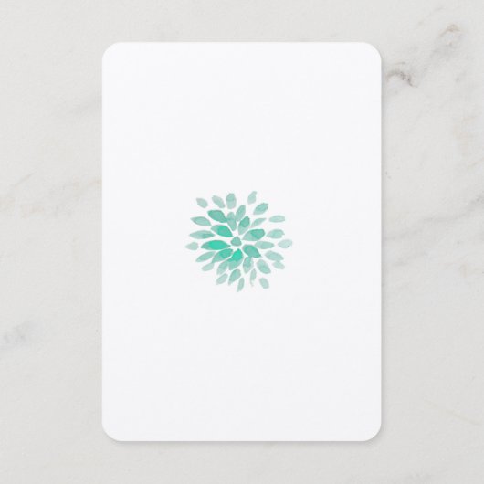 Mason Jars Tuin Bruiloftsreceptie Programmakaart Informatiekaartje (Achterkant)