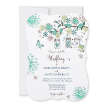 Mason Jars Wedding Invitation | Uitnodiging tot we
