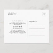 Mason Jars Wedding Postponement We doen nog steeds Aankondigingskaart (Achterkant)