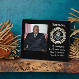 Mason Loved, Missed & Cherned Memorial Plaque Fotoplaat