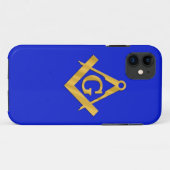 Mason - Masonic Blue Case-Mate iPhone Case (Achterkant (horizontaal))