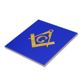 Mason - Masonic Blue Tegeltje (Zijkant)