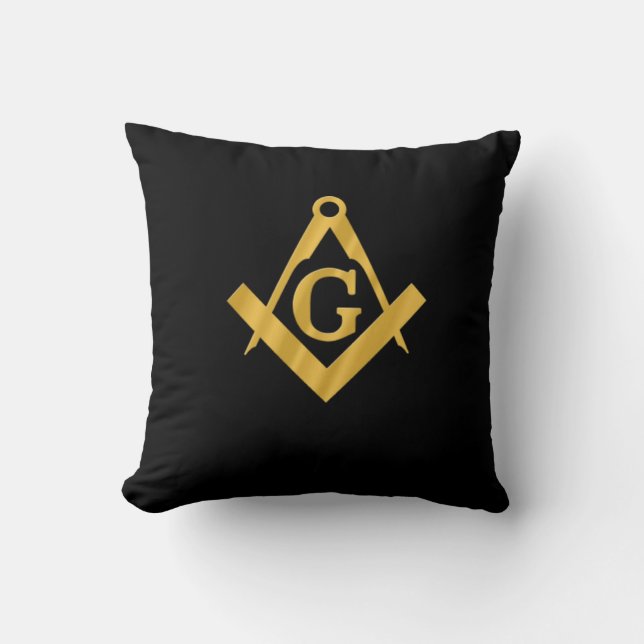 Mason Masonic Pillow Kussen (Voorkant)