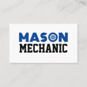 Mason Mechanic Visitekaartje (Voorkant)