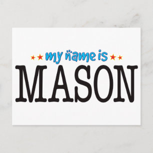 Mason-naam Briefkaart