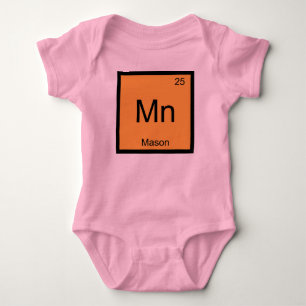 Mason Naam Chemie Element Periodiek Systeem Romper