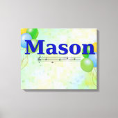 Mason Name Canvas Afdruk (Voorkant)