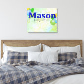 Mason Name Canvas Afdruk (Insitu (Slaapkamer))
