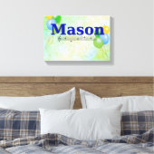 Mason Name Canvas Afdruk (Insitu (Slaapkamer))