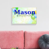 Mason Name Canvas Afdruk (Insitu (Woonkamer))