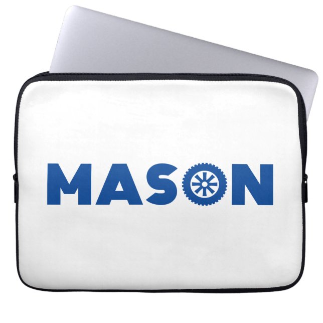 Mason Petrol Head Laptop Sleeve (Voorkant)